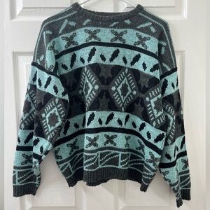 Vintage Geometric Sweater